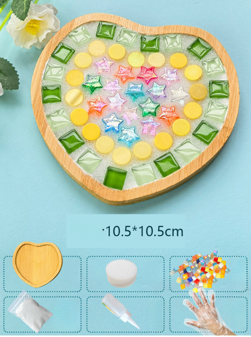 Kit Mosaico e Bambu com Peças Coloridas
