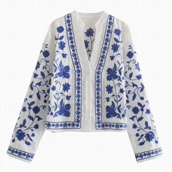Blusa Feminina Flores do Outono
